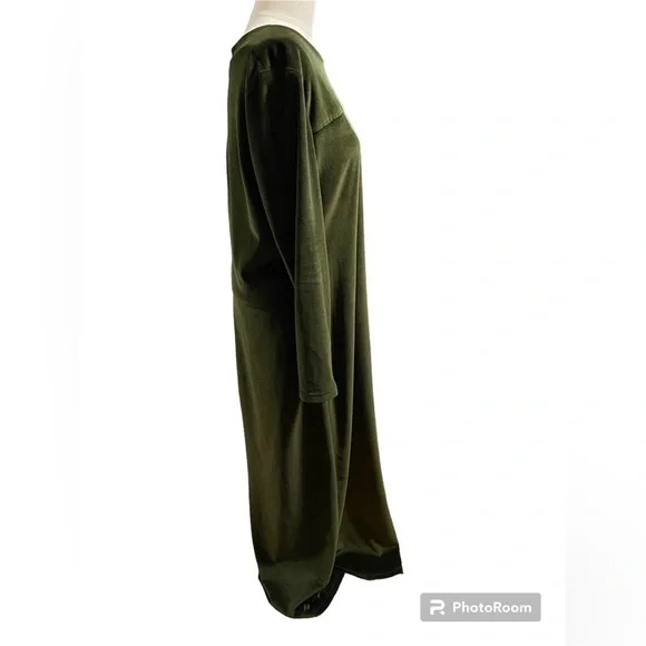 Harve Bernard Olive Green Floor Length Women’s Dress XL - Picture 3 of 7